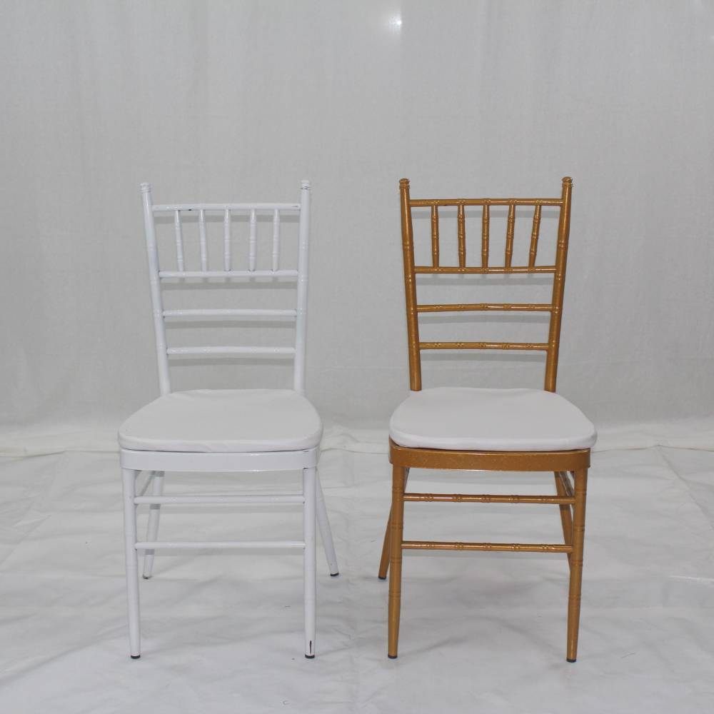 Tiffany Chairs with White Seat Cushion