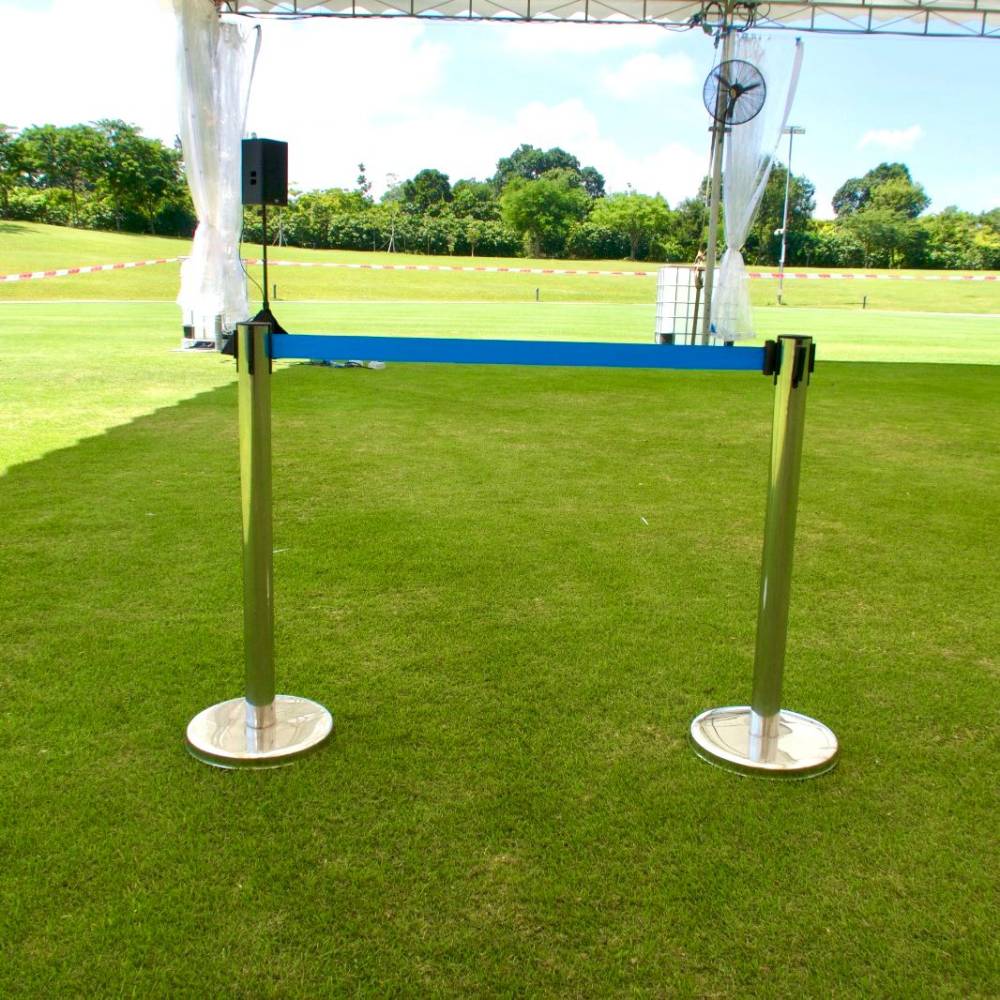 Retractable Belt Queue Pole